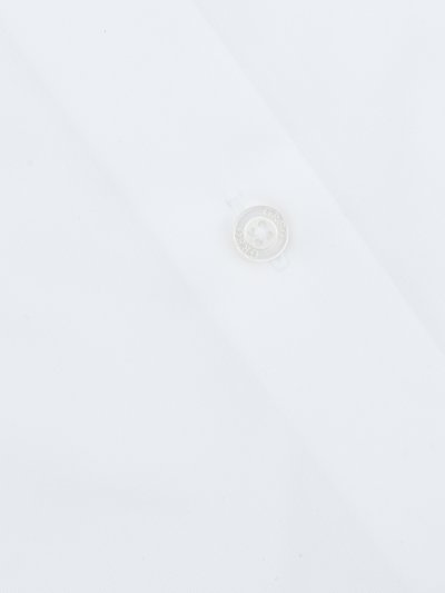 Рубашка с длинным рукавом белая полуприталенная