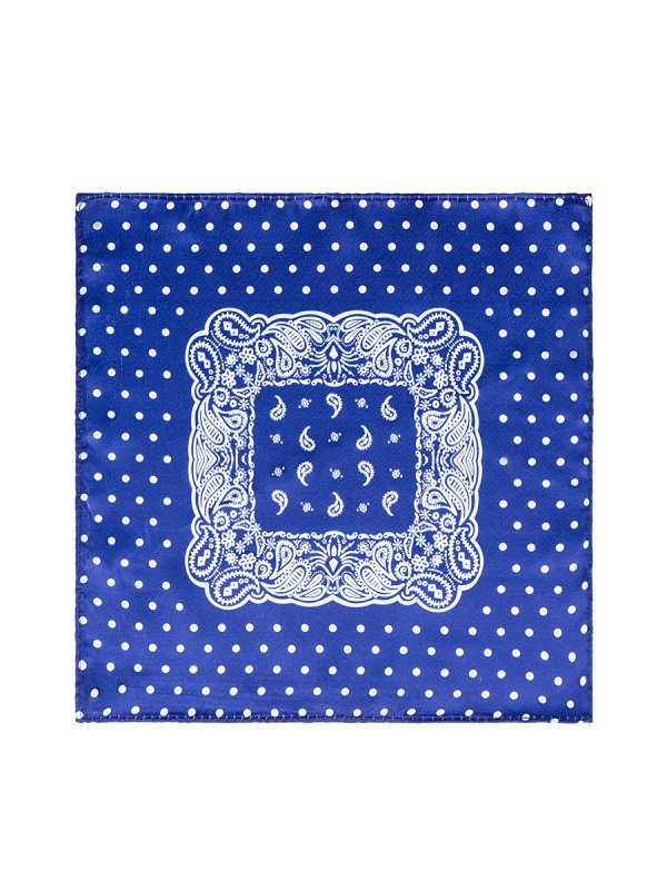 Hanky-poly 24x24-синий 500.1.106 Карманный платок