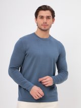 Джемпер голубой прямой