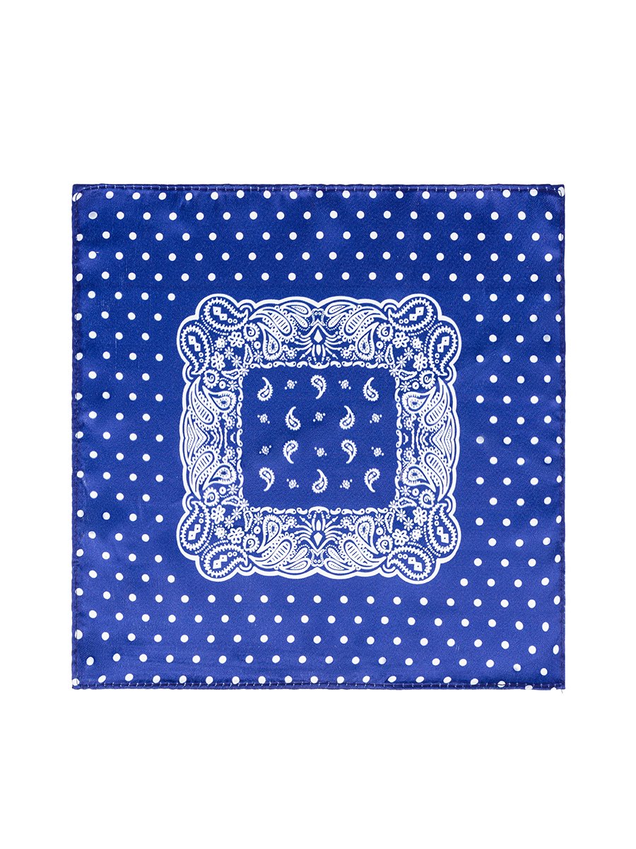 Hanky-poly 24x24-синий 500.1.106 Карманный платок