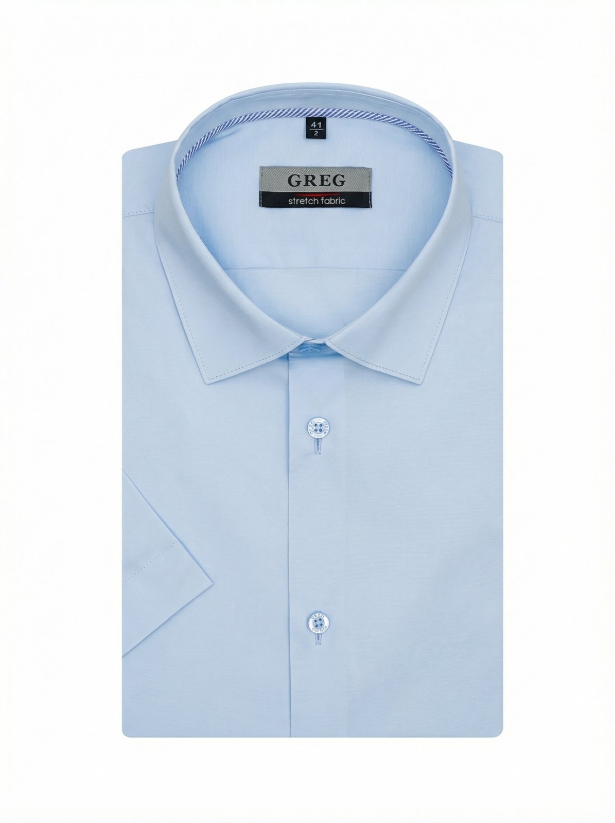 210/207/0197/ZN/1p STRETCH_TW Сорочка мужская короткий рукав