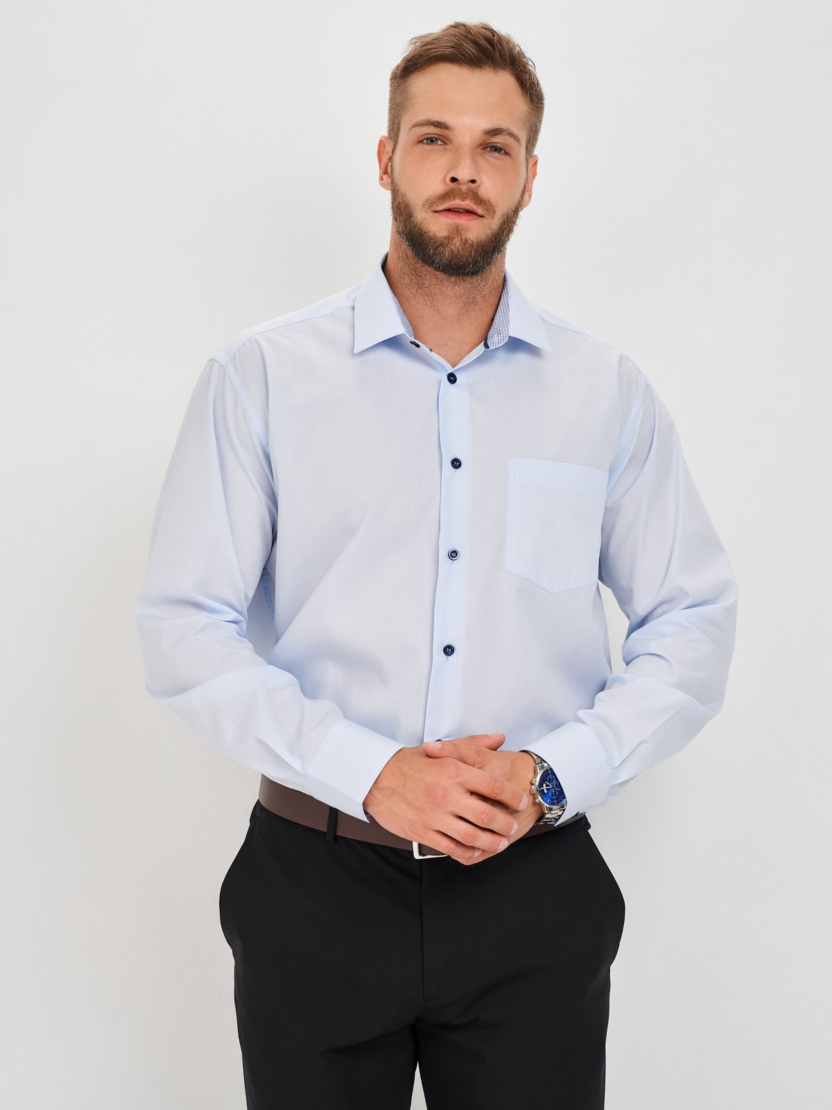 c210/157/064/3p Сорочка мужская длинный рукав